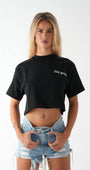 OK.BYE Women Cropped T-Shirt – Streetstyle| Ibiza Vibes | 250GSM Oversized Crop Top