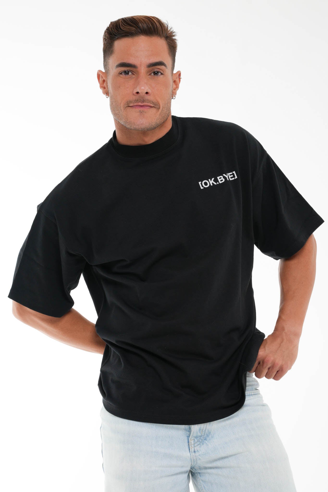 OK.BYE Men Oversized T-Shirt – Ibiza Edition | Drop 001 | 290GSM Oversized