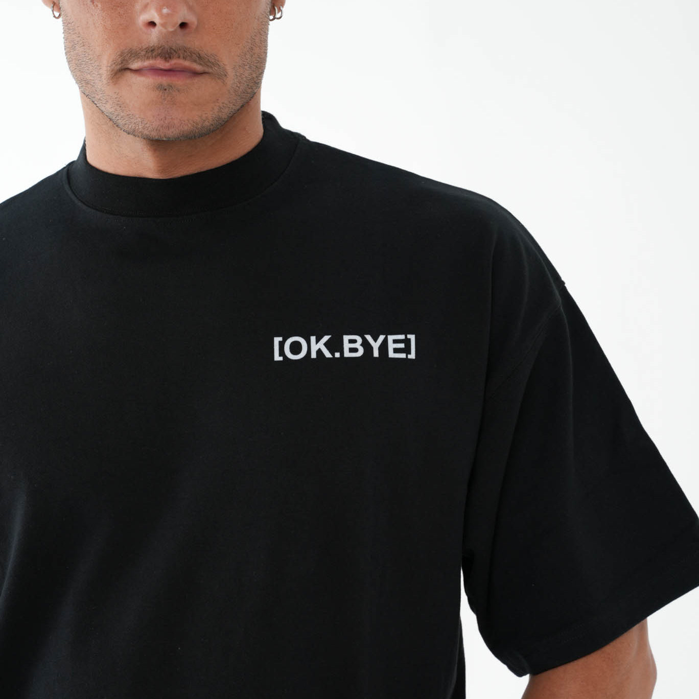 OK.BYE Men Oversized T-Shirt – Ibiza Edition | Drop 001 | 290GSM Oversized