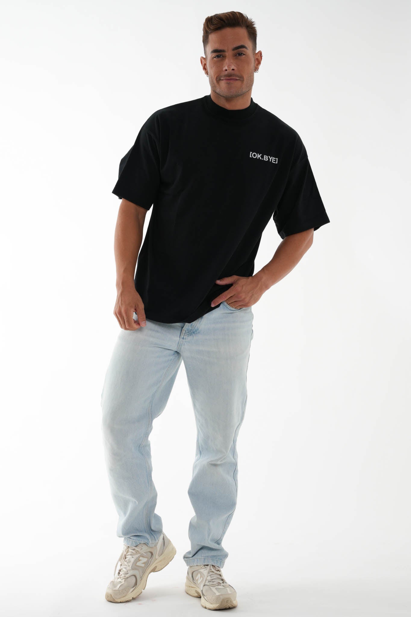 OK.BYE Men Oversized T-Shirt – Ibiza Edition | Drop 001 | 290GSM Oversized