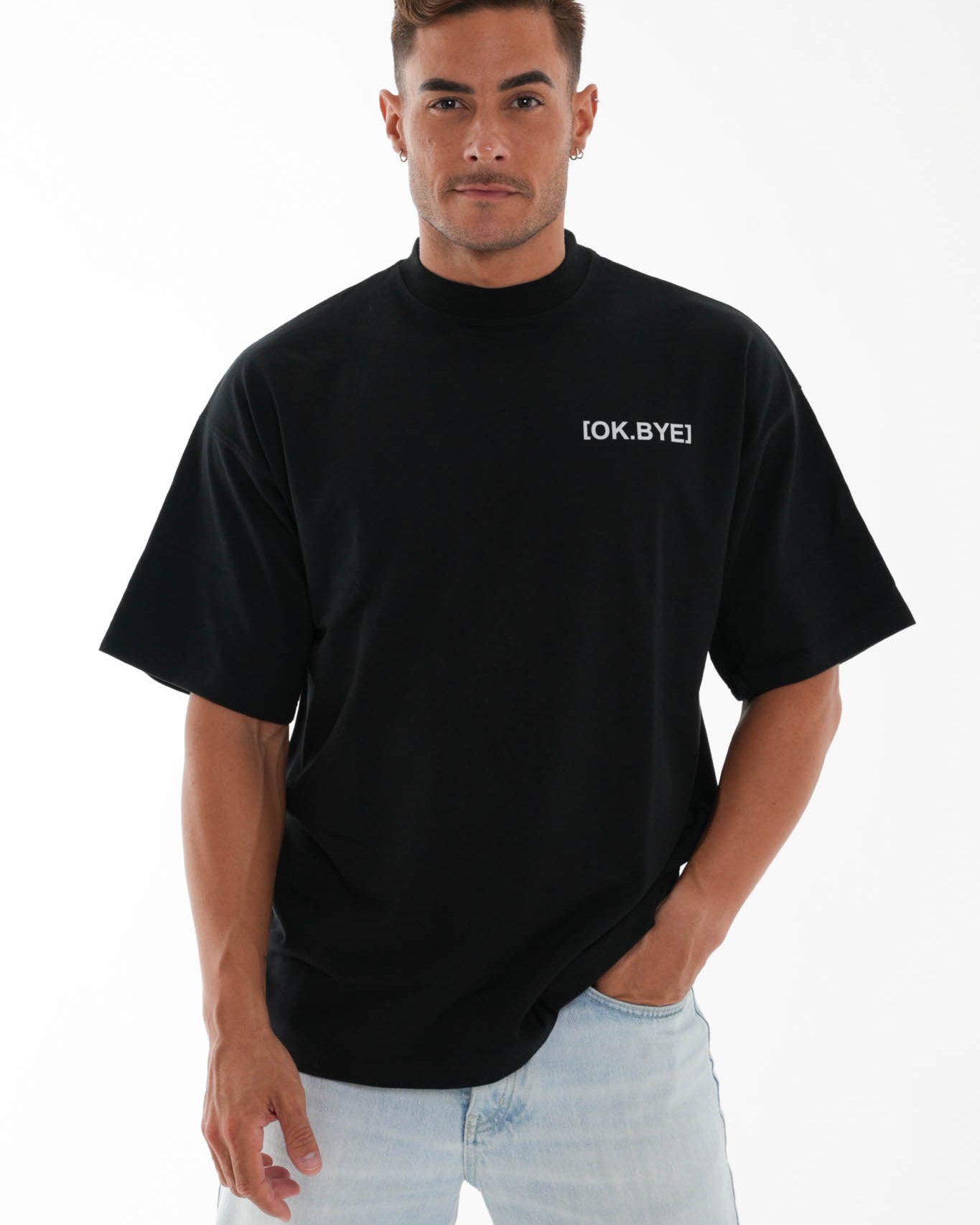 OK.BYE Men Oversized T-Shirt – Ibiza Edition | Drop 001 | 290GSM Oversized