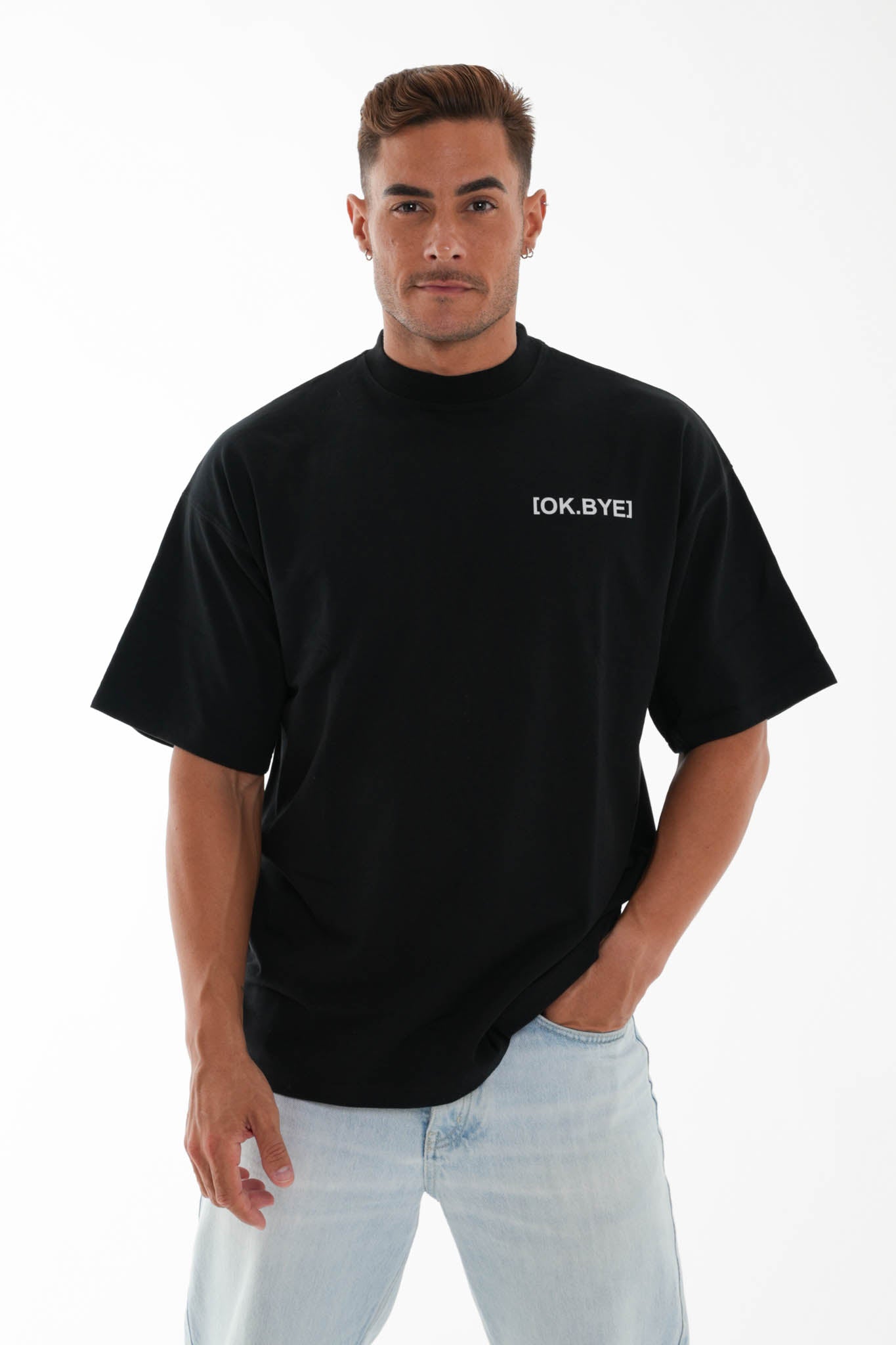 OK.BYE Men Oversized T-Shirt – Ibiza Edition | Drop 001 | 290GSM Oversized