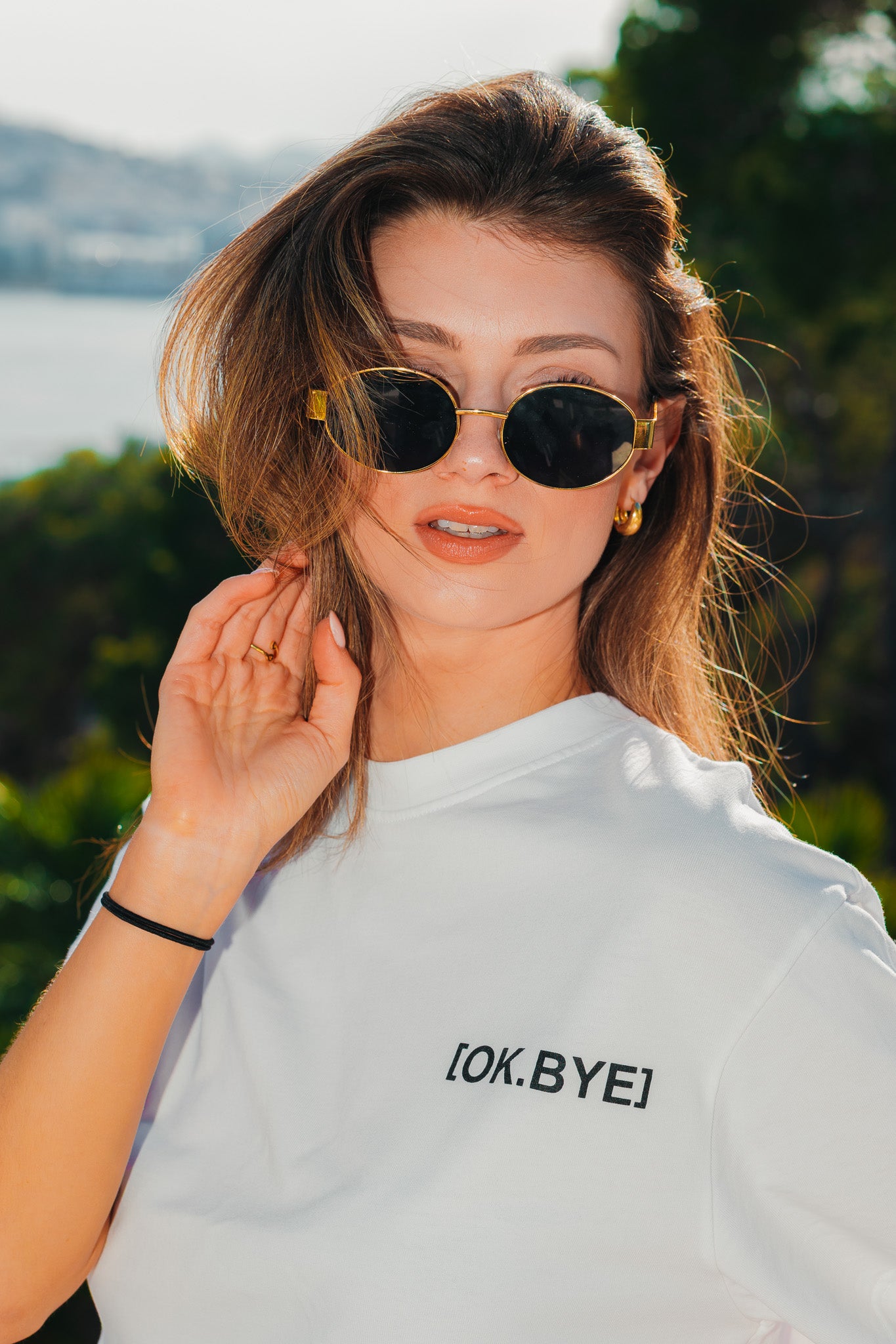 OK.BYE Women Cropped T-Shirt – Streetstyle| Ibiza Vibes | 250GSM Oversized Crop Top