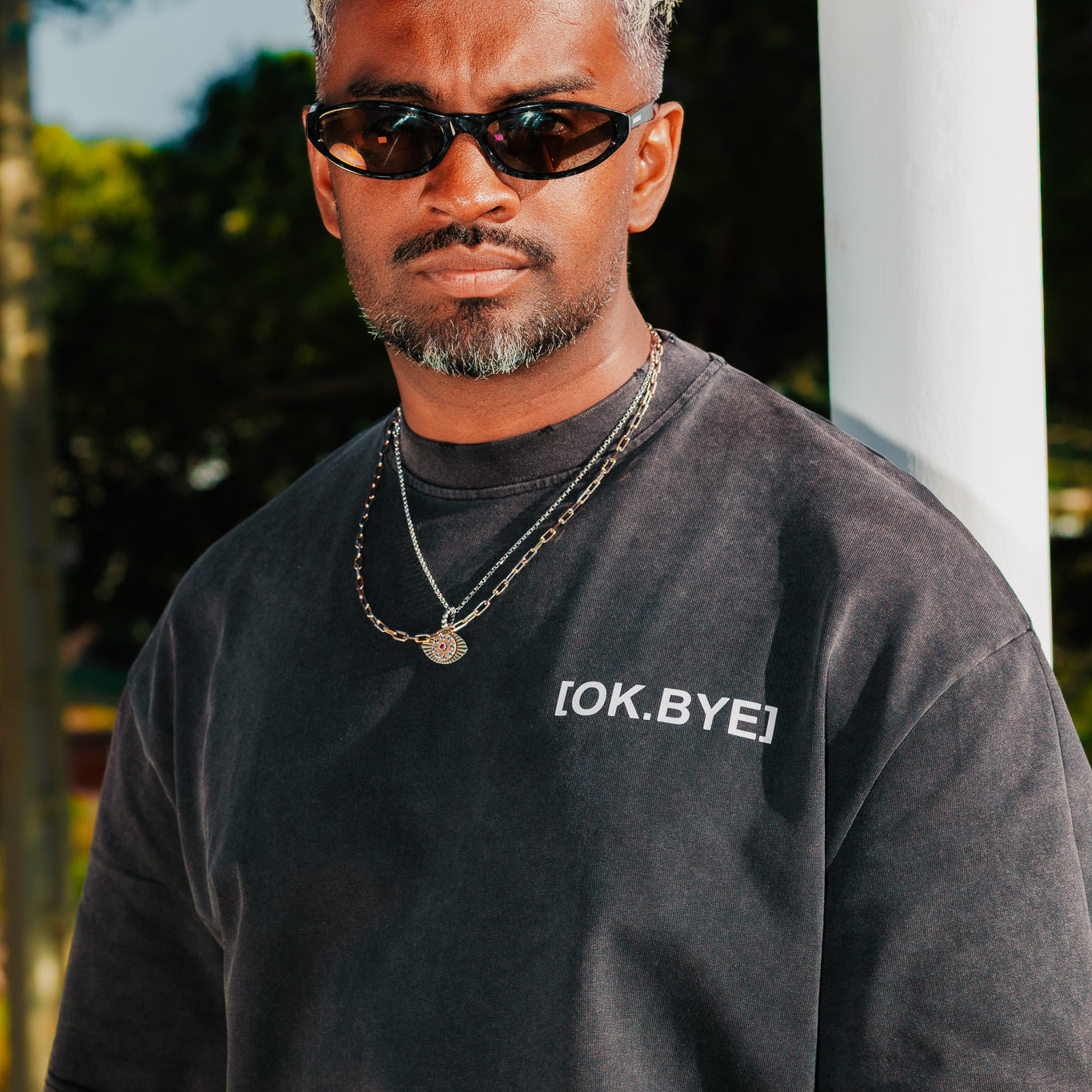 OK.BYE Men Oversized T-Shirt – Ibiza Edition | Drop 001 | 290GSM Oversized
