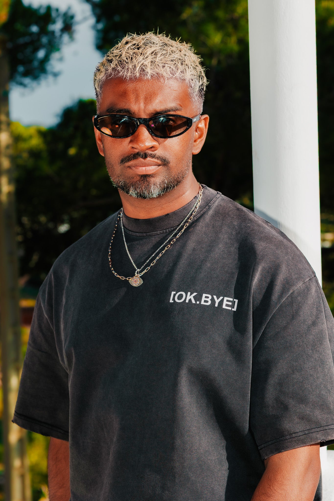 OK.BYE Men Oversized T-Shirt – Ibiza Edition | Drop 001 | 290GSM Oversized