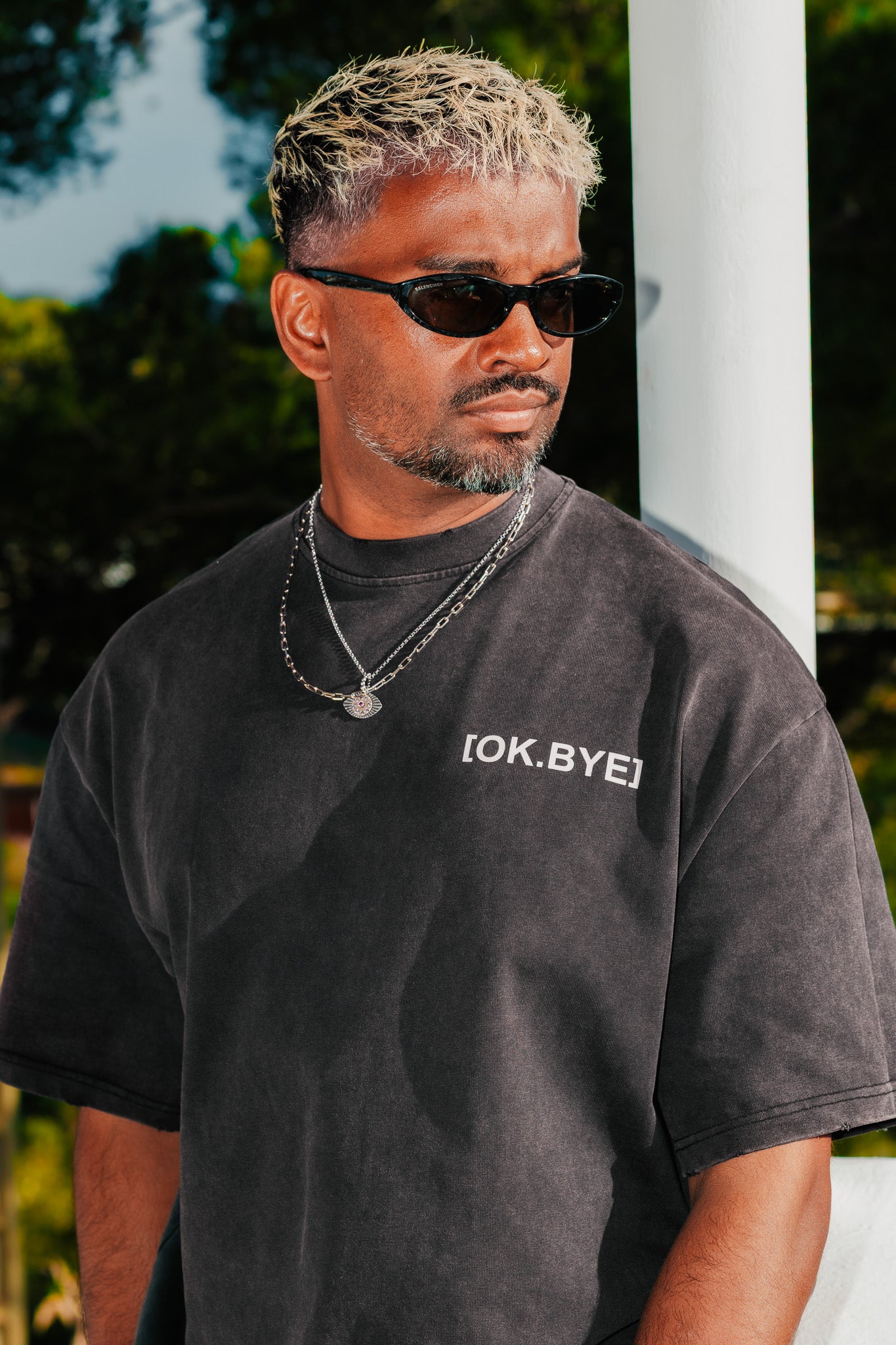 OK.BYE Men Oversized T-Shirt – Ibiza Edition | Drop 001 | 290GSM Oversized
